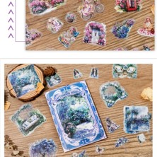 İTHAL U1-Fırsat Ürün 15 Adet Manzara Pet Sticker - Numara : 2