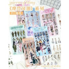 İTHAL E4-6 Sayfa Mini Karakter Pet Sticker - Numara : 4