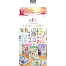 İTHAL U3-10 Sayfa Pet Sticker Blok - Renk : Mor