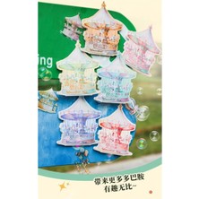 İTHAL P3-20 Adet Luna Park Pet Sticker - Renk : Mavi