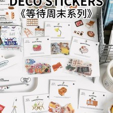 İTHAL P12-40 Adet Günlük Pet Sticker - Numara : 6