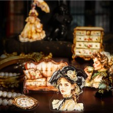 İTHAL P14-15 Adet Victoria Pet Sticker - Renk : Kırmızı