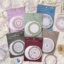 İTHAL W7-20 Adet Cerceve Sticker - Renk : Kırmızı