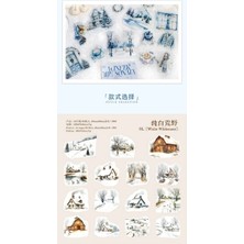 İTHAL P4-30 Adet Kıs Temalı Pet Sticker - Numara : 6