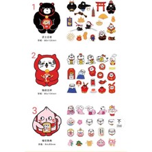 İTHAL P14-40 Adet Japon Kawaii Sticker - Numara : 2