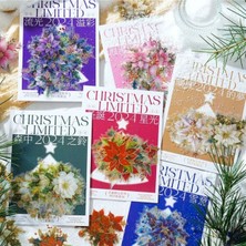 İTHAL P7-10 Adet Kış Çiçek Yaldızlı Pet Sticker - Numara : 4