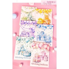 İTHAL P4-10 Adet Hologramlı Balon ve Parti Pet Sticket - Numara : 3