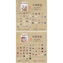 İTHAL W4-50 Adet Retro Sticker - Numara : 2