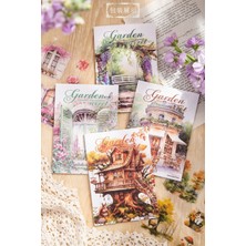 İTHAL U12-20 Sayfa Sticker Kitap Vintage Pencere Pet Sticker- Numara : 1