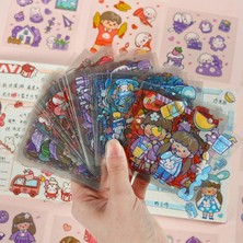 İTHAL 20 Sayfa Kawaii Pet Sticker- Kırmızı