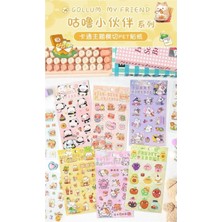 İTHAL E3-4 Sayfa Sevimli Hayvanlar Pet Sticker - Numara : 4