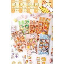 İTHAL W2-4 Sayfa Kawaii Hayvalar Pet Sticker - Numara : 4