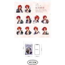 İTHAL U10-10 Adet Yaldızlı Erkek Karakter Pet Sticker - Numara : 6