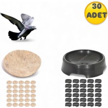 An-ga Folluk 30 Adet 30 Adet Keçe, Güvercin Oval Folluğu ve Keçesi