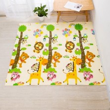 delt Çift Taraflı Premium Katlanabilir Oyun Matı Oyun Halısı  150*200*1 cm (Taşıma Çantalı)