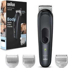Özbience Çok Fonksiyonlu Body Groomer Series 3, Skinshield Teknolojisi, 80DK Çalışma Süresi