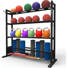 Rane Sağlık Topu Kettlebel Yoga Roller Tera Bant Çok Amaçlı Stand