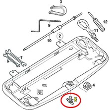 Bmw Için Bagaj Kapağı Gövdesi Vida Bağlantı Aparat - 4545614