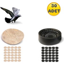 An-ga Folluk 30 Adet 30 Adet Keçe, Güvercin Delikli Oval Folluğu ve Keçesi
