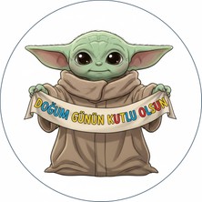 Bsb Doğumgünü Sloganlı Sticker Etiket 18CM ST7148