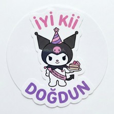 Bsb Doğumgünü Sloganlı Sticker Etiket 18CM ST7244