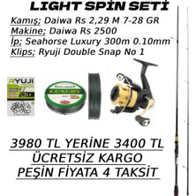 Atçek Daiwa Light Spin Seti 1