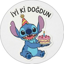 Bsb Doğumgünü Sloganlı Sticker Etiket 18CM ST7233