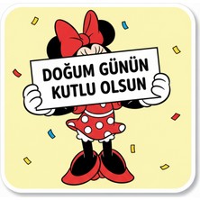Bsb Doğumgünü Sloganlı Sticker Etiket 18CM ST7133