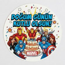 Bsb Doğumgünü Sloganlı Sticker Etiket 18CM ST7213