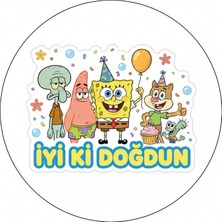 Bsb Doğumgünü Sloganlı Sticker Etiket 18CM ST7227