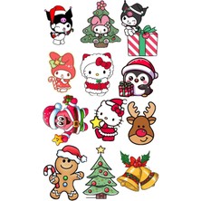 Bsb Noel Yeni Yıl Yılbaşı Telefon Notebook Tablet Defter Matara Sticker Etiket ST7317