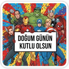 Bsb Doğumgünü Sloganlı Sticker Etiket 18CM ST7136