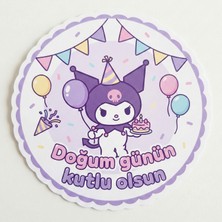 Bsb Doğumgünü Sloganlı Sticker Etiket 18CM ST7245