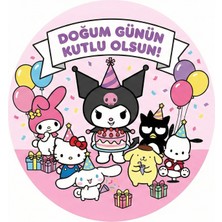 Bsb Doğumgünü Sloganlı Sticker Etiket 18CM ST7246