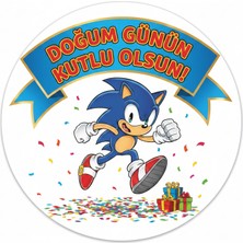 Bsb Doğumgünü Sloganlı Sticker Etiket 18CM ST7191