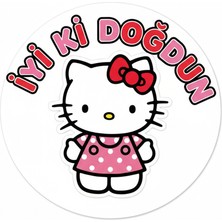Bsb Doğumgünü Sloganlı Sticker Etiket 18CM ST7197