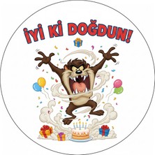 Bsb Doğumgünü Sloganlı Sticker Etiket 18CM ST7219