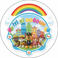 Bsb Doğumgünü Sloganlı Sticker Etiket 18CM ST7189