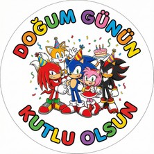 Bsb Doğumgünü Sloganlı Sticker Etiket 18CM ST7265
