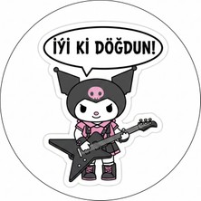Bsb Doğumgünü Sloganlı Sticker Etiket 18CM ST7196