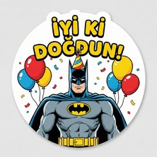 Bsb Doğumgünü Sloganlı Sticker Etiket 18CM ST7251