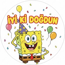 Bsb Doğumgünü Sloganlı Sticker Etiket 18CM ST7222