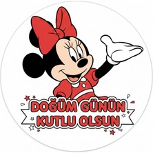Bsb Doğumgünü Sloganlı Sticker Etiket 18CM ST7216