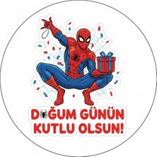 Bsb Doğumgünü Sloganlı Sticker Etiket 18CM ST7212