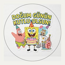 Bsb Doğumgünü Sloganlı Sticker Etiket 18CM ST7239