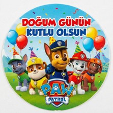 Bsb Doğumgünü Sloganlı Sticker Etiket 18CM ST7261