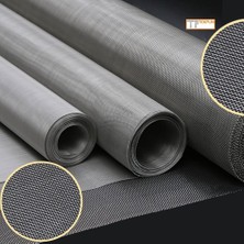 Tekpun Paslanmaz Elek Teli 74 MİKRON(0,074MM) Eni1mt