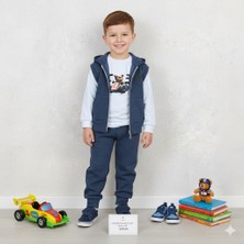 Çocuk Uzun Kol Tişörtlü Waffle Mevsimli3 Lü Takım