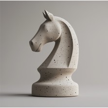 TSC El Yapımı Stil At Binicilik Figürü – Hediyelik Natural Ev Ofis Masa Dekoru 14CM