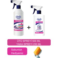 Ersağ Ütü Spreyi 500 ml  + Yaka Spreyi 250 ml  - ( Sabunluk Hediyemiz ) 189-04
